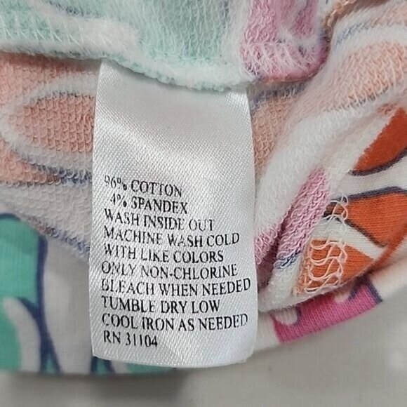 Crown & Ivy Beach flip flop print 1/2 zip pullover lightweight womens XS - Picture 5 of 5